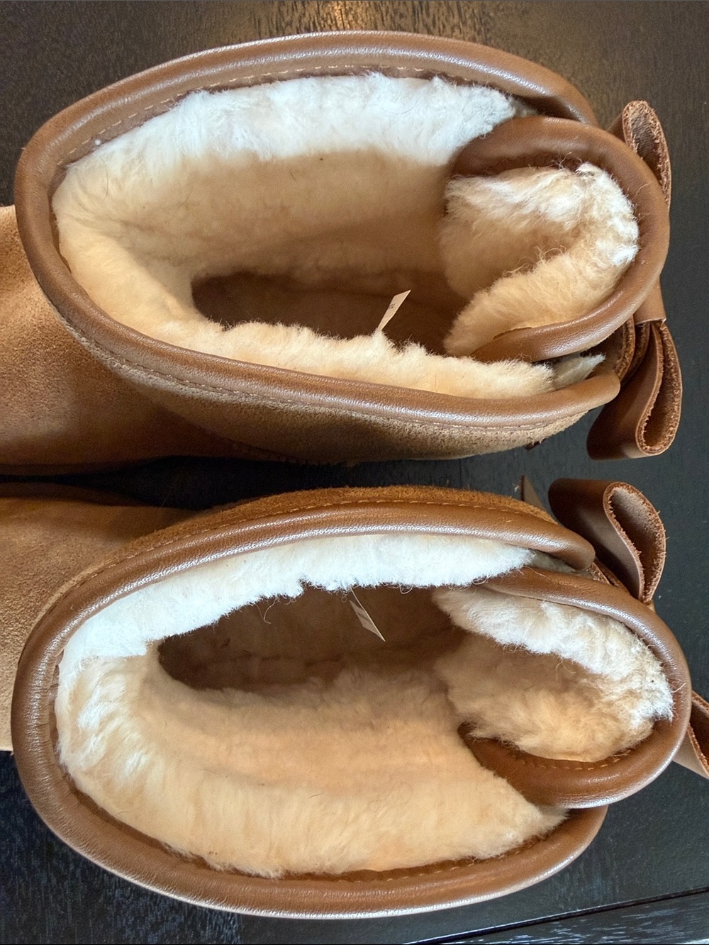 Ugg Boots with Leather Bows - Picture 6 of 7